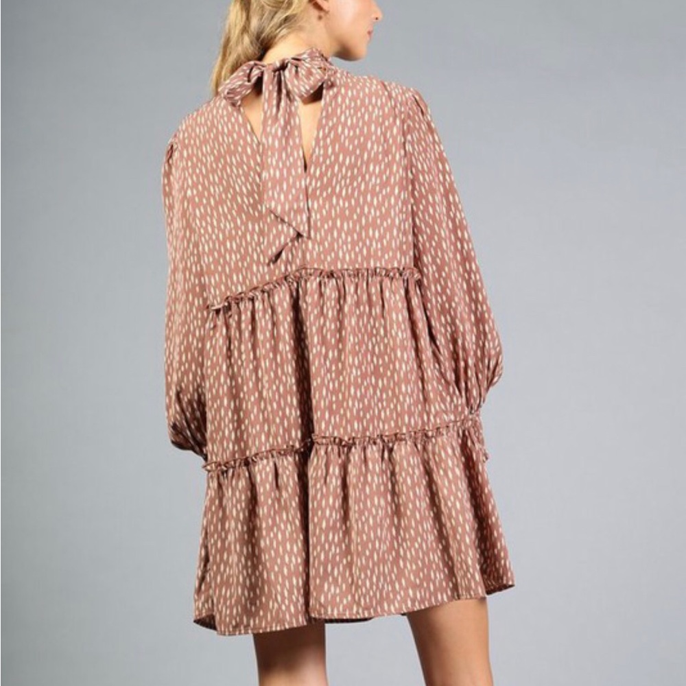 Mock Neck Dress